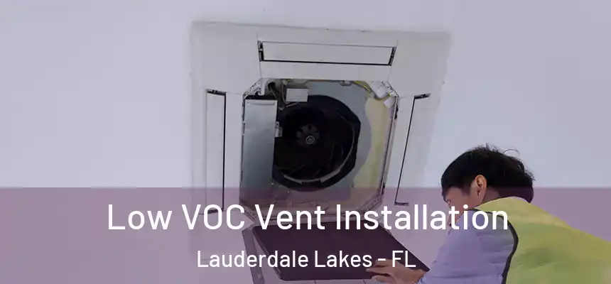 Low VOC Vent Installation Lauderdale Lakes - FL